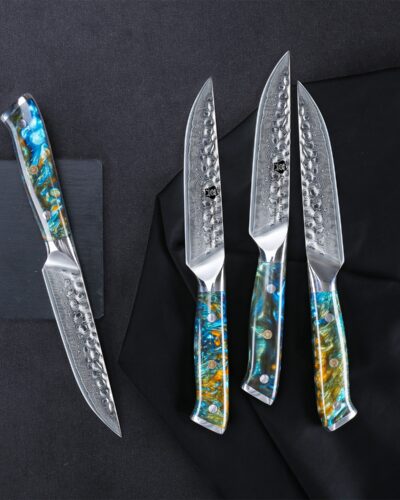 WILDMOK-4PCS-DAMASCUS-STEAK-KNIVES-SET-WITH-PEACOCK-BLUE-RESIN-HANDLE