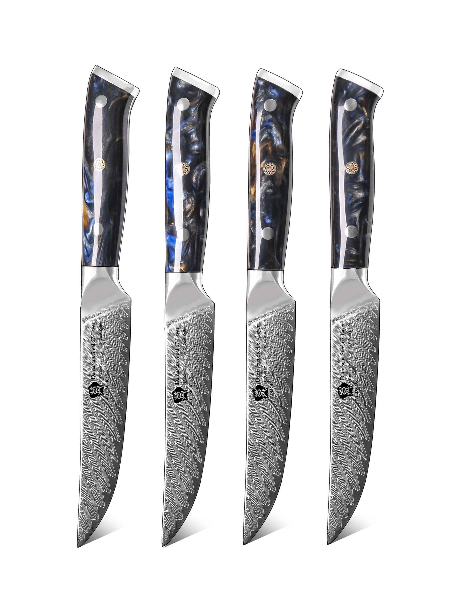 WILDMOK-4PCS-STEAK-KNIFE-SET-VG10-DAMASCUS-STEEL-KNIFE-SET-WITH-RESIN-HANDLE