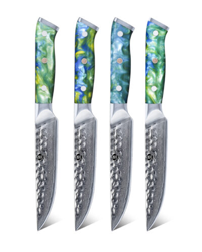 WILDMOK-4PCS-VG10-DAMASCUS-STEEL-STEAK-KNIVES-SET-WITH-JADE-GREEN-RESIN-HANDLE