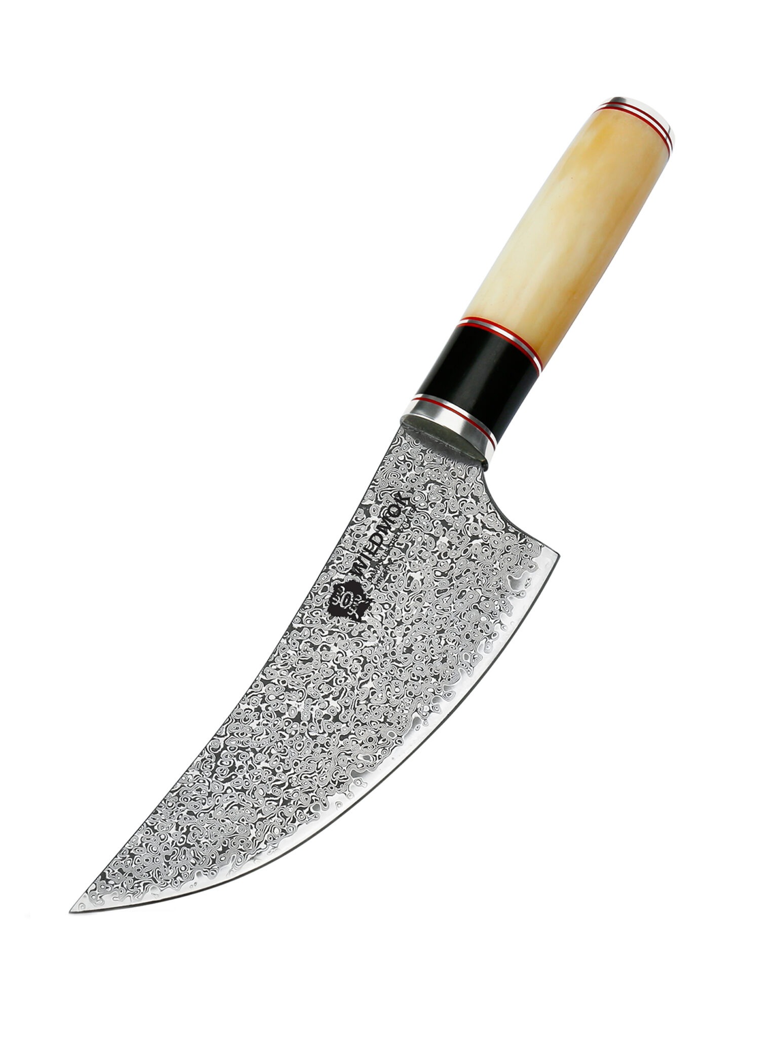 WILDMOK-6.4-INCH-DAMASCUS-BUTCHER-KNIFE-VIKING-KNIFE-WITH-CAMEL-BONE-HANDLE