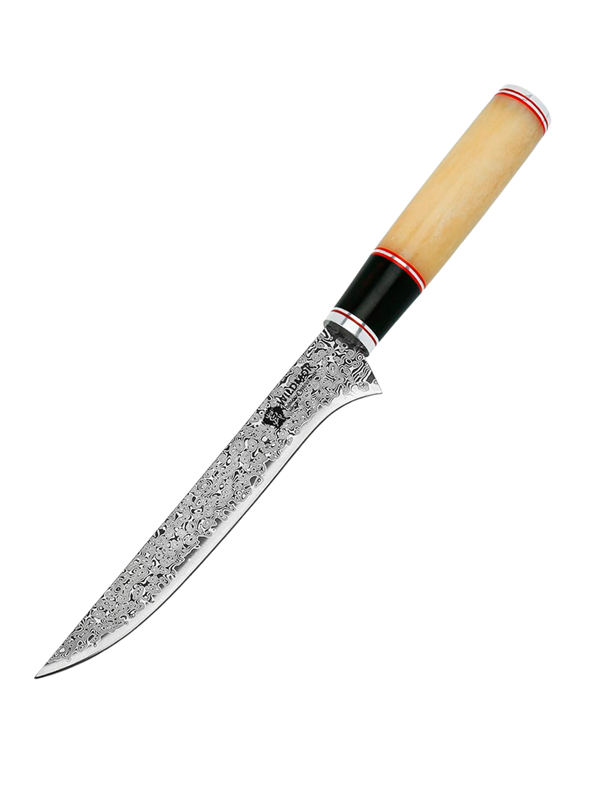 WILDMOK-DAMASCUS-BONING-KNIFE-6-INCH-FISH-FILLETING-KNIFE-WITH-CAMEL-BONE-HANDLE