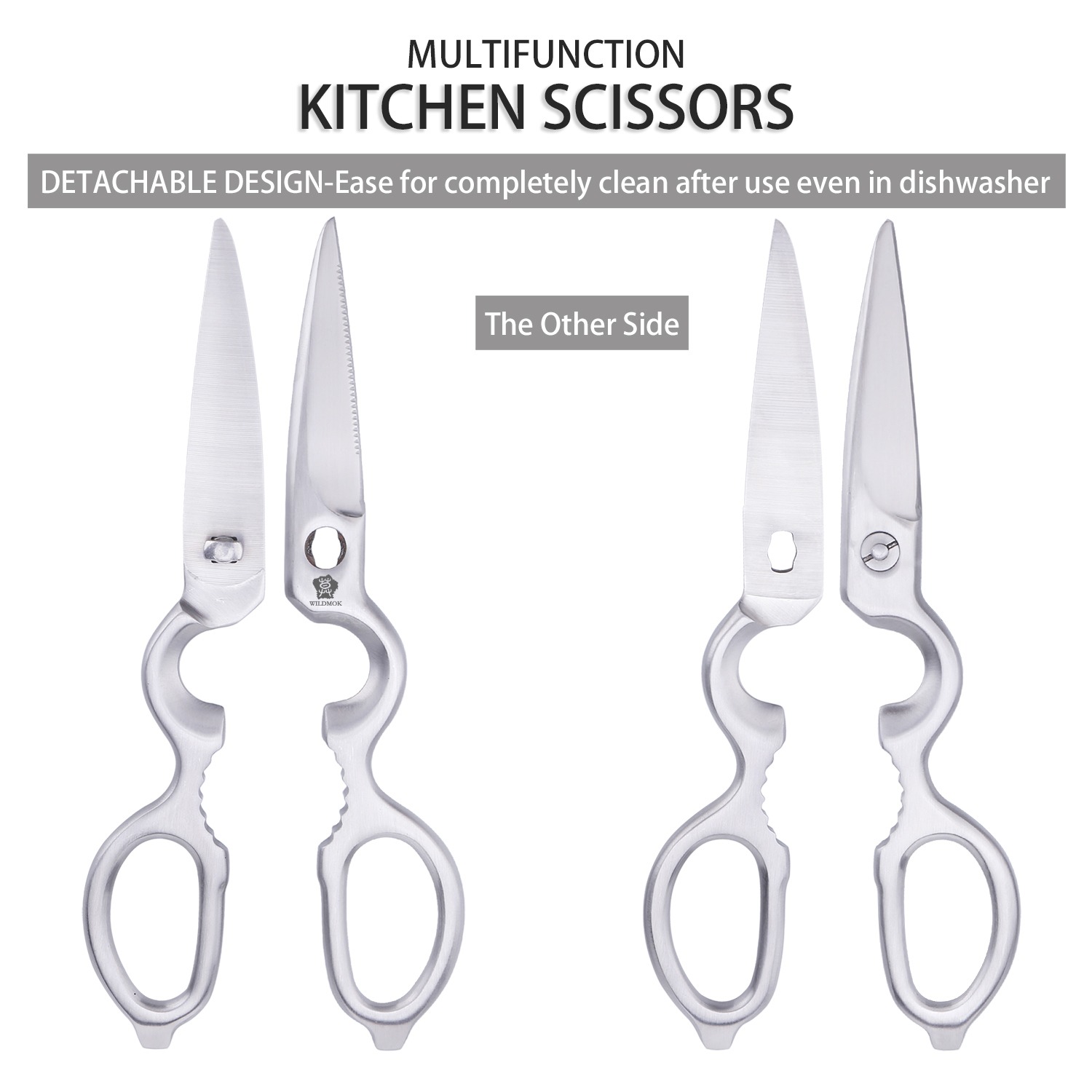 WILDMOK-MULTIPURPOSE-PURPOSE-STAINLESS-STEEL-DETACHABLE-KITCHEN-SCISSORS