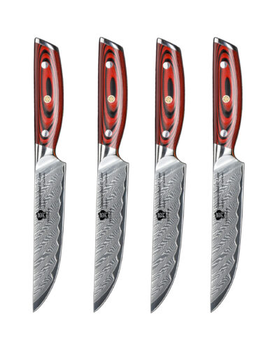 WILDMOK-4PCS-DAMASCUS-STEAK-KNIFE-SET-WITH-FULL-TANG-G10-HANDLE