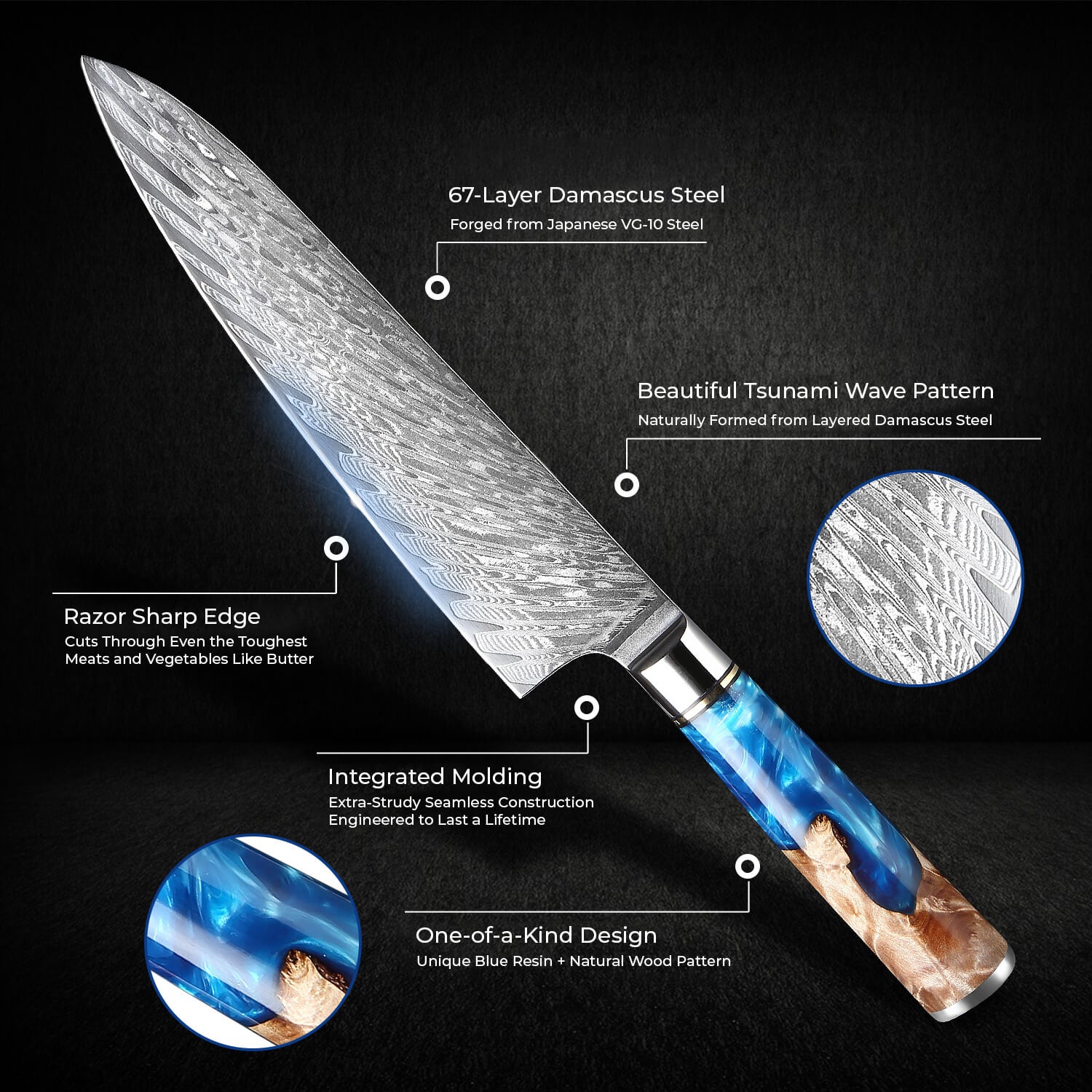 WILDMOK-7PCS-JAPANESE-VG10-DAMASCUS-KNIFE-SET