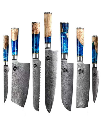 WILDMOK-7PCS-JAPANESE-VG10-DAMASCUS-KNIFE-SET