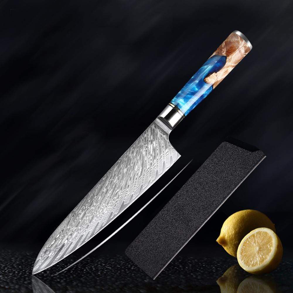 WILDMOK-7PCS-JAPANESE-VG10-DAMASCUS-KNIFE-SET