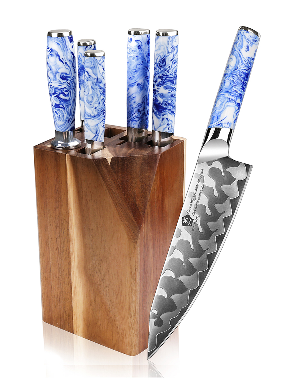 WILDMOK-7PCS-ERGONOMIC-BLUE-AND-WHITE-PORCELAIN-PATTERN-KNIFE-SET