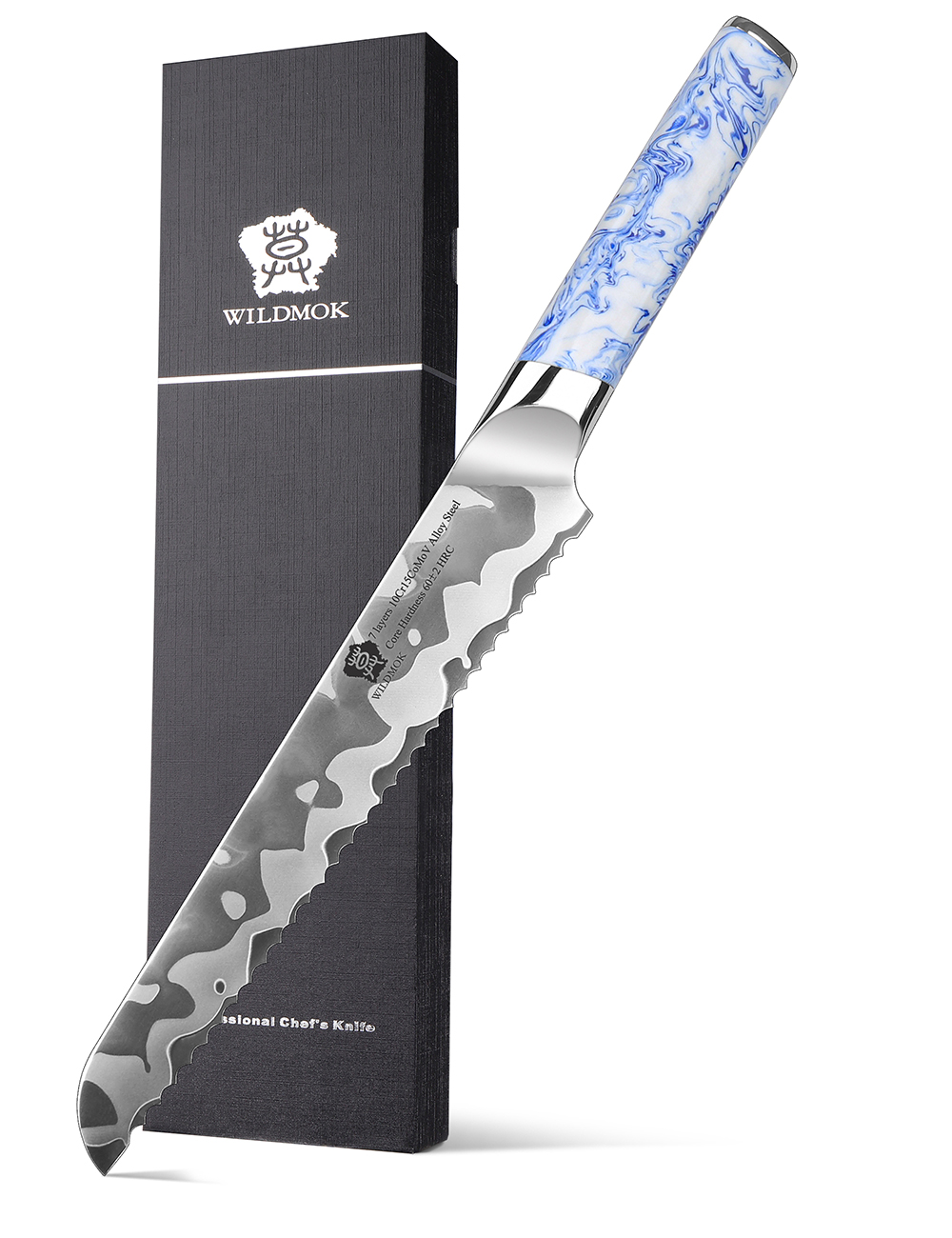 WILDMOK-ERGONOMIC-BLUE-AND-WHITE-PORCELAIN-PATTERN-BREAD-KNIFE