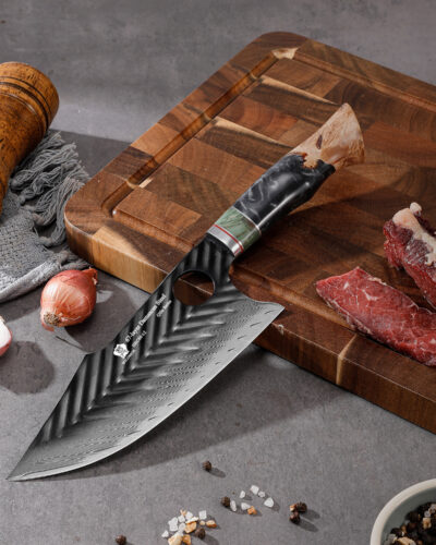 WILDMOK-KIRIN-SERIES-DAMASCUS-KITCHEN-BUTCHER-KNIFE