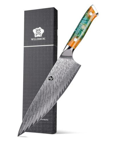 WILDMOK 8 Inch 67Layers Damascus Steel VG10 Chef Knife