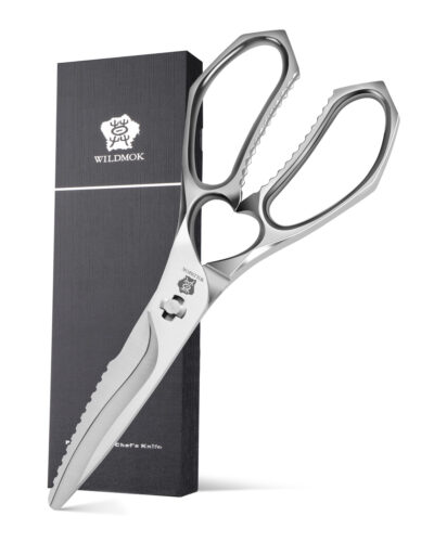 WILDMOK  8.8 lnch Heavy Duty Ultra Sharp All Purpose Kitchen Scissors With Detachable Blade